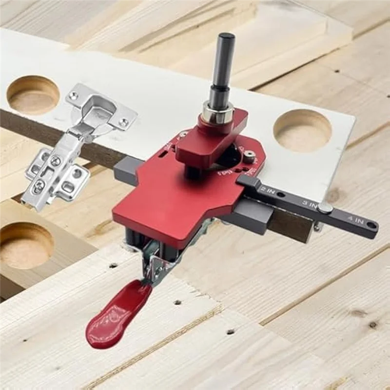 DIY مشاريع خزانة تركيب 35 مللي متر النجارة المفصلي محدد عدة سبائك الألومنيوم ثقب لكمة مثقاب الخشب #6