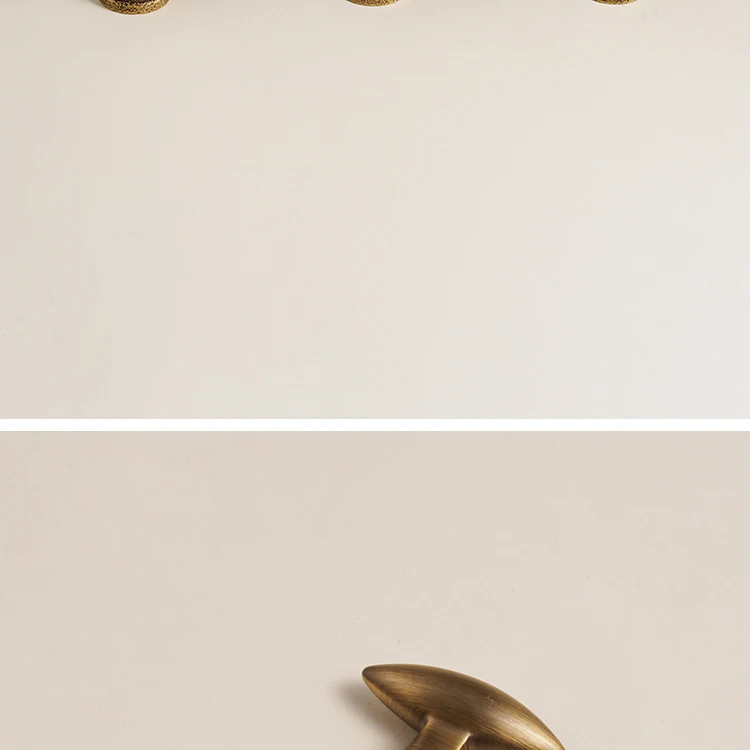 Dooroom Möbelgriffe aus massivem Messing, Vintage-Ovalknöpfe, Schrank-, Kleiderschrank-, Kommode- und Schubladenknöpfe, glatte Oberfläche, langlebig, Großhandel – Detail 13