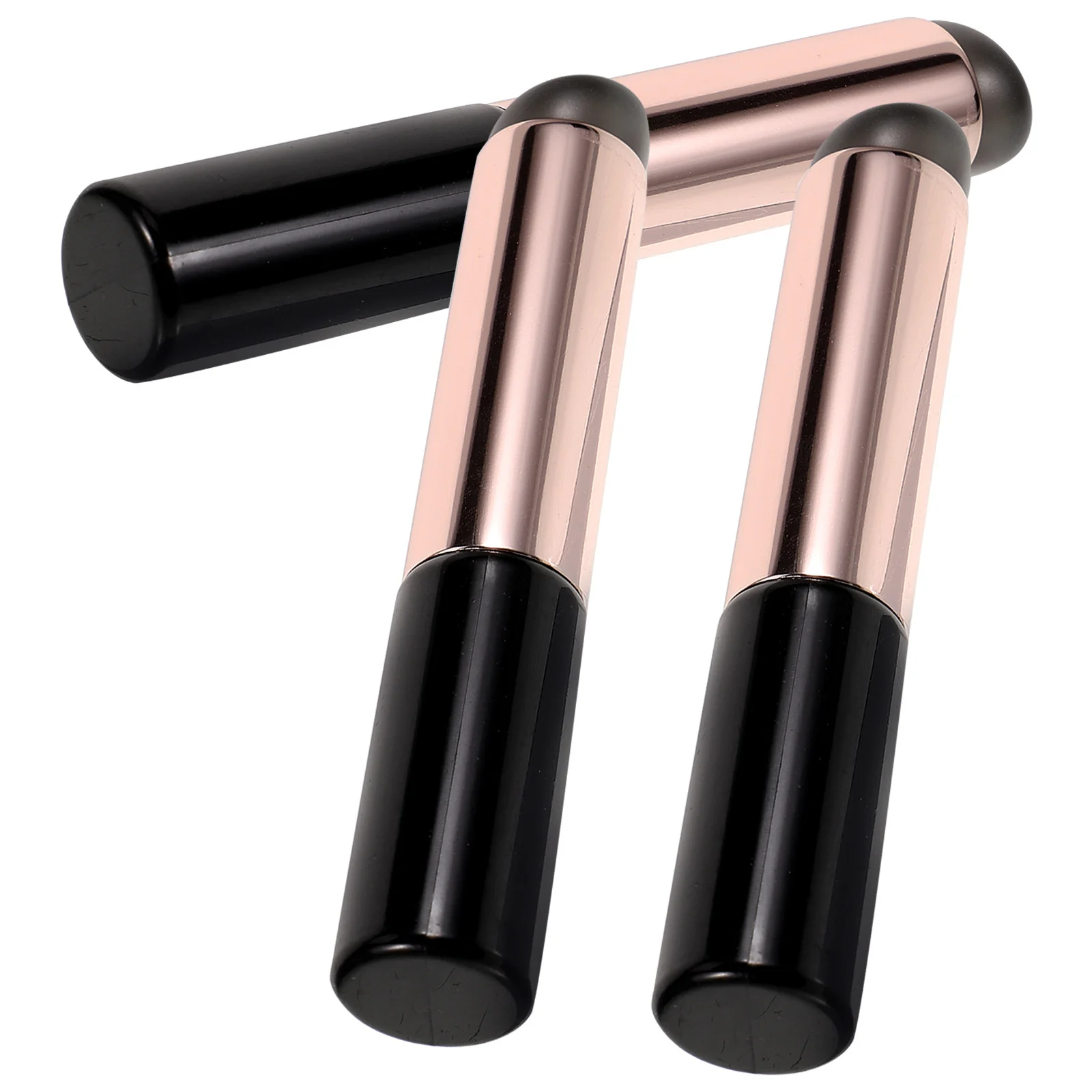 3-delige lippenborstel herbruikbare siliconen applicator voor lippenstift lipgloss balsem draagbare make-up tool vrouwen borstel concealer