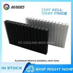 GPU Backplate Radiator VRAM Aluminum Heat-Sink 150*90*15MM For RTX 3080 3090 Graphics Card Backside RAM Cooling MOD