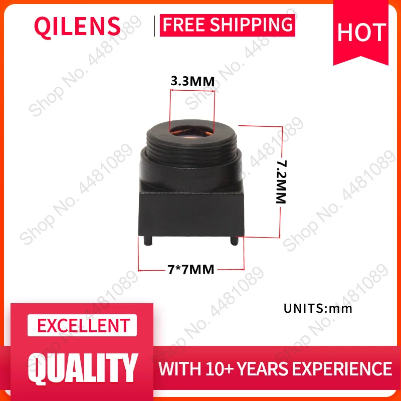 Imagem -04 - Qilens-mini Câmera Pin Hole Lens Lente Cctv m7 mm para Segurança 720p 1080p hd