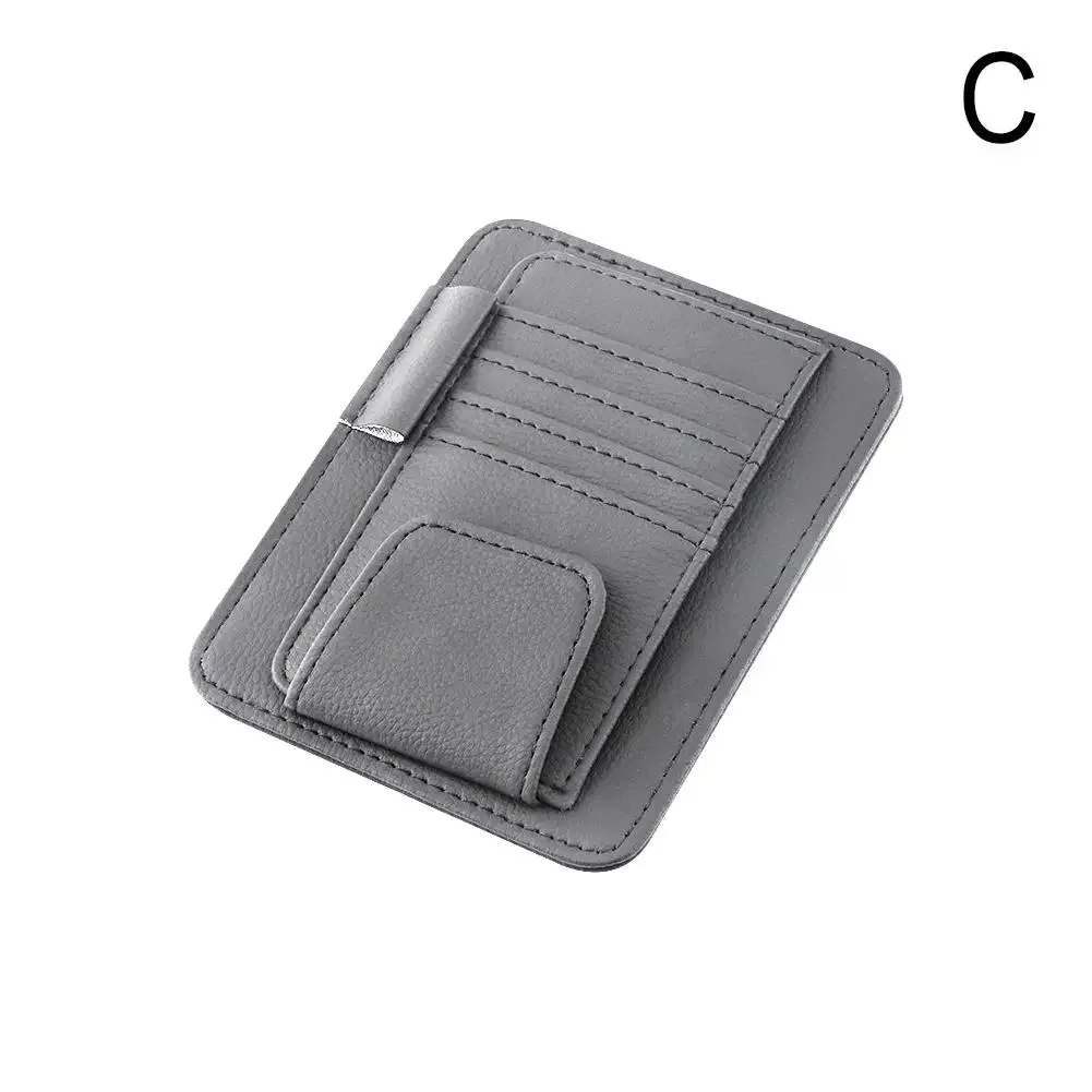 Auto zonneklep organisator Multi-pocket visitekaartje opslag beheer zonnebril houder vizier accessoires auto-interieur