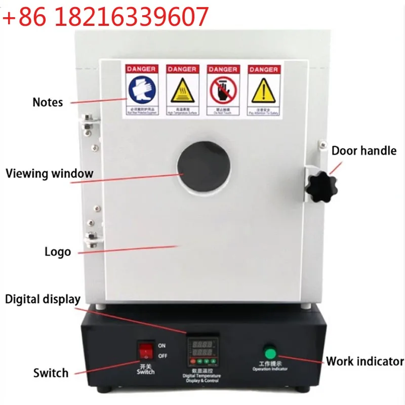 

Термостатическая печь с окном, интеллектуальное управление для литья ювелирных изделий, форм для литья металла и плавки глины, 110В/220В