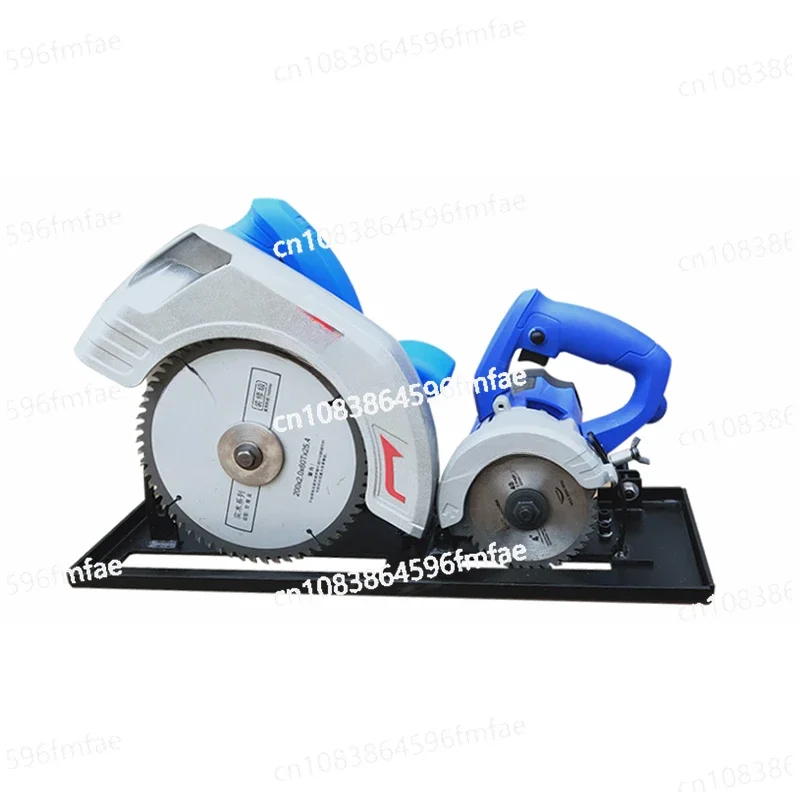 3000W Mini 2 in 1 Wood Precision Table Panel Saw with Main Saw and Scoring Saw Blade Woodworking for MDF