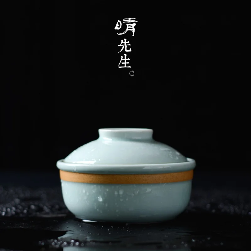 

Jingdezhen Handmade Celadon Glaze Stew Pot High Temperature Resistant Safe Healthy Ceramic Slow Cooker Stew Soup for Baby Bouill