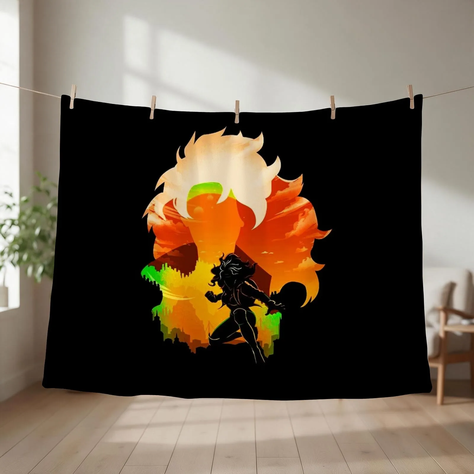 Raven Landscape Tshirt - Raven Landscape Hoodies Throw Blanket couch cozy soft plush fuzzy picnic outdoor blanket
