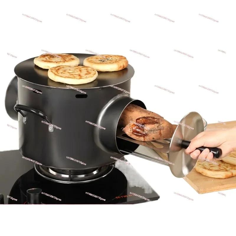 

Household kitchen gas grilled squid fire stove pancake stove frying integrated oven biscuit oven roujiamo stove