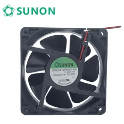 New For sunon KDE2412PMB1-6A 12038 120*120*38mm DC24V 10.3w 12cm frequency converter cooling fan