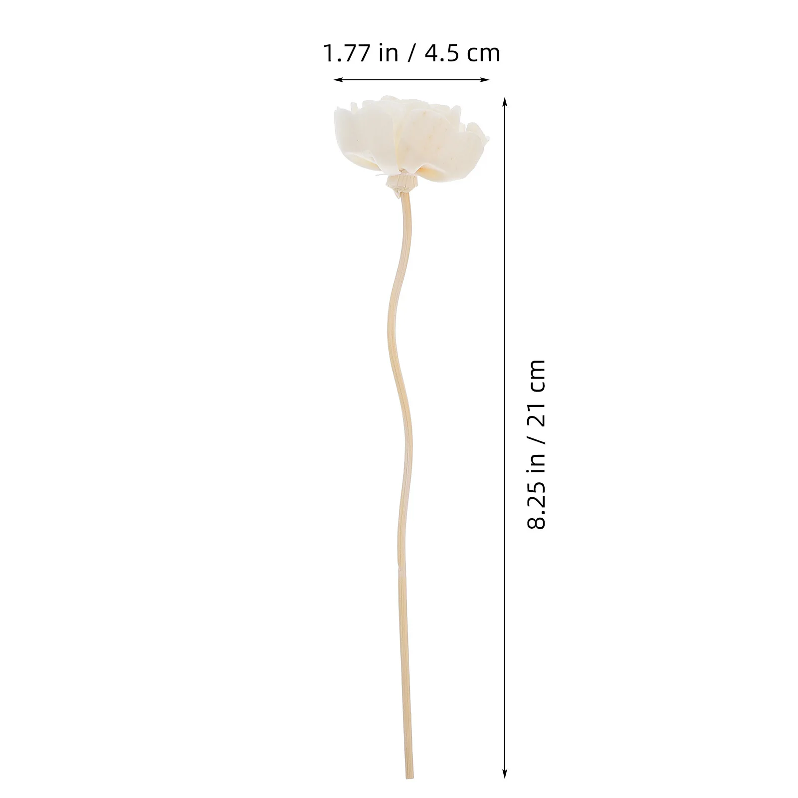 6 個籐リードディフューザースティックフラワーリフィルホームフレグランスナチュラルアロマ装飾香りディフューザーエッセンシャルオイル