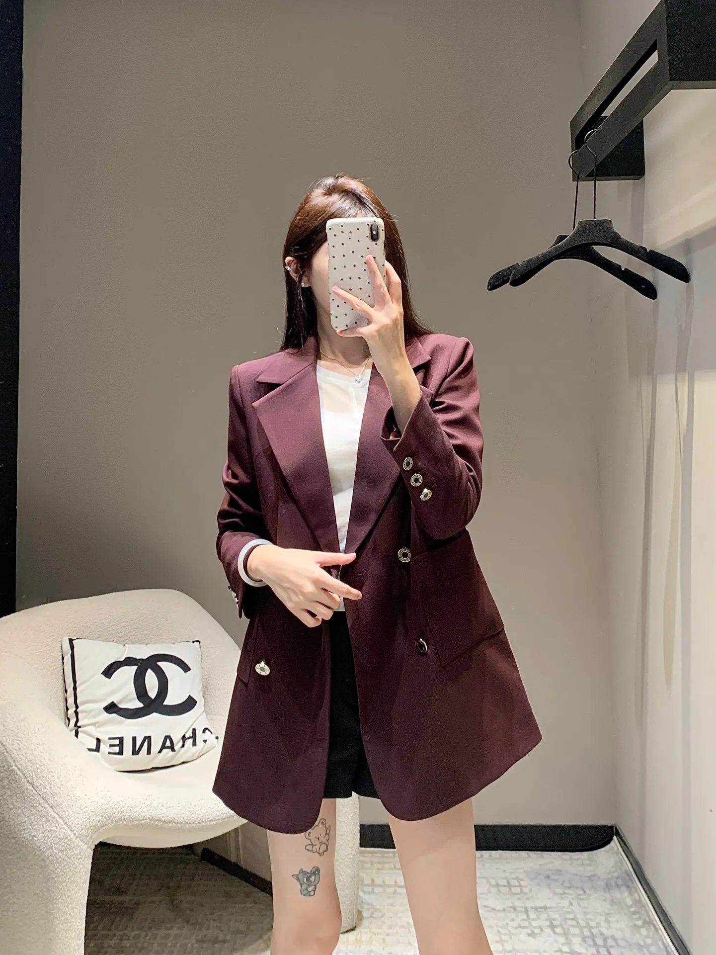 Elegant Wool Blend 2024 Woman Clothing Korean Lady New in Jackets Top Outerwears Women's Blazers Clothes Coats Dress Suit Jacket