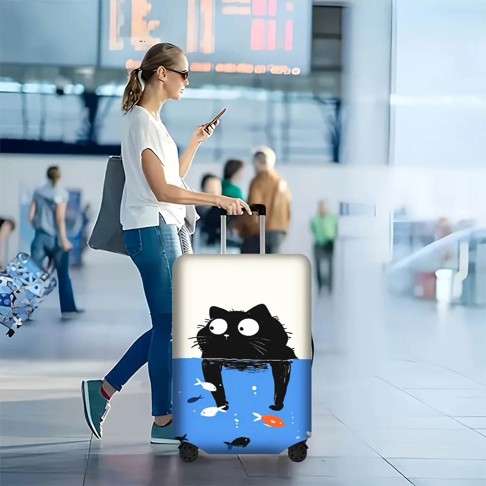 1-capa-de-bagagem-com-estampa-de-gato-preto-na-agua-para-malas-de-18-a-32-polegadas-acessorios-de-viagem-elasticos-e-resistentes-a-poeira-para-protecao-eficaz