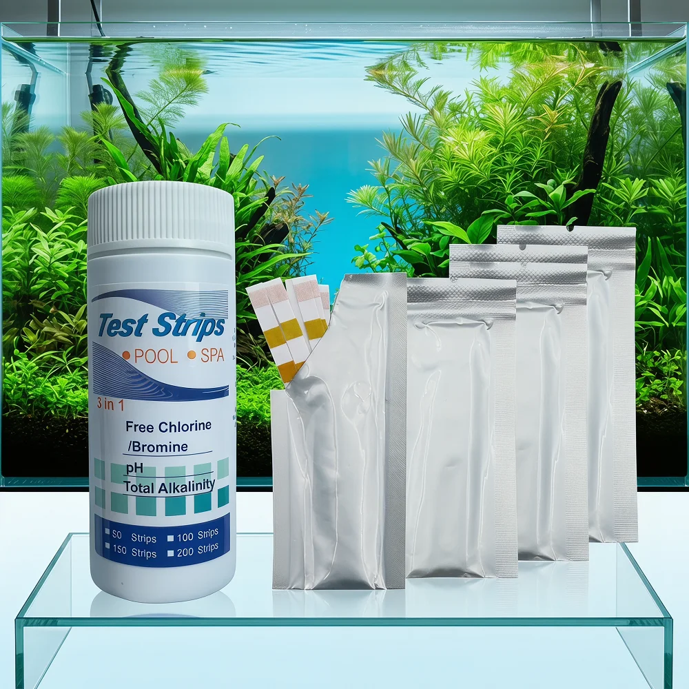 Portable 3 IN 1 PH Hardness Test Strips Household Water Quality Detection Paper For Spa Pool Aquarium Drinking Water Testing Too
