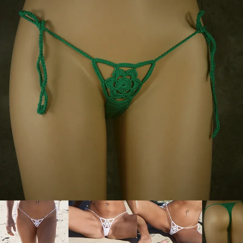 Sexy See-through Micro Bikini for Women Transparent T-back G-string Tiny Swimsuit Beach Fashion Wear