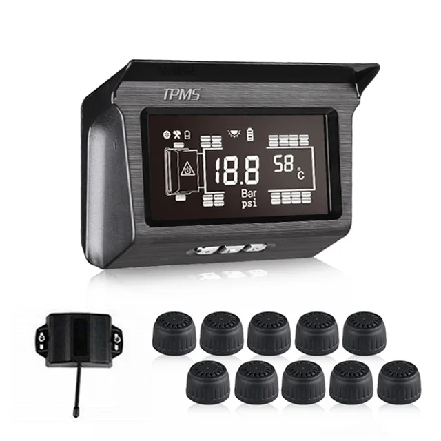 Universal tpms digital tire pressure gauge monitoring system