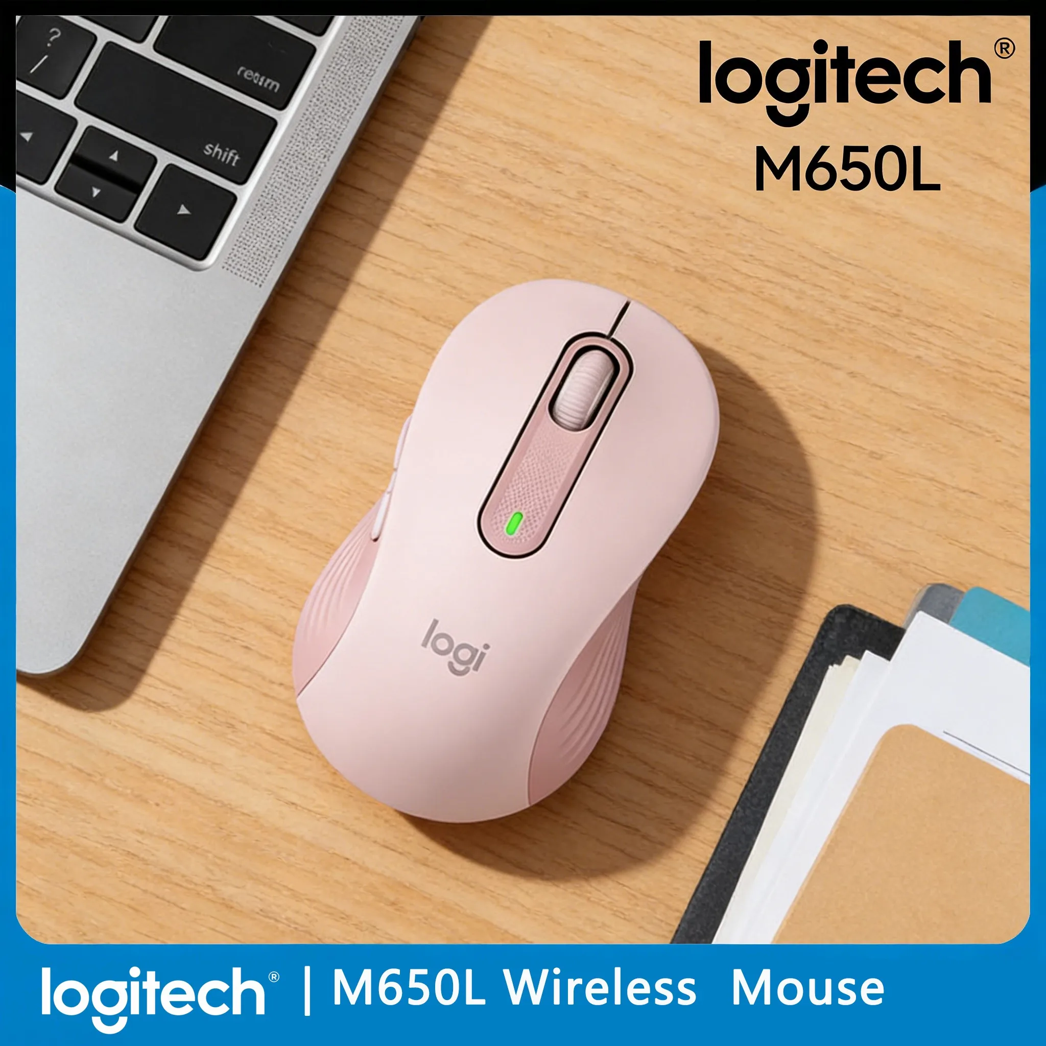 

M650 /M650L Business Wireless Mouse Long Battery Mobile Office Multi-Device Compatible