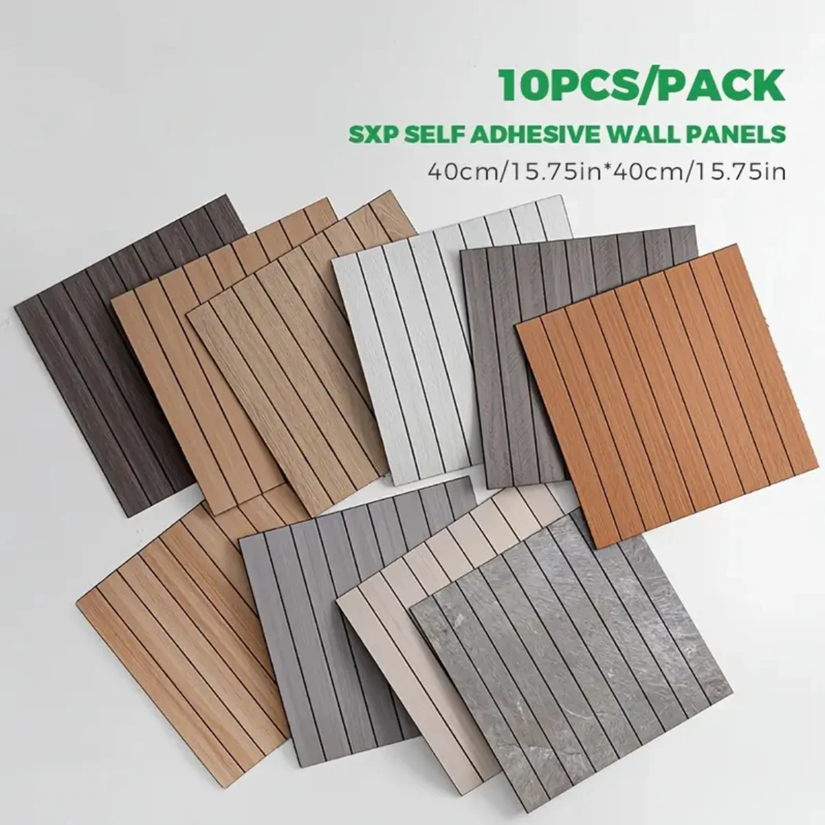 شرائط فينيل ذاتية اللصق ثلاثية الأبعاد، لوحة شبكية سميكة مقاس 15.75 × 15.75 بوصة، شكل مطابقة مستقيمة وملصق حائط مخطط لجميع Inter #6