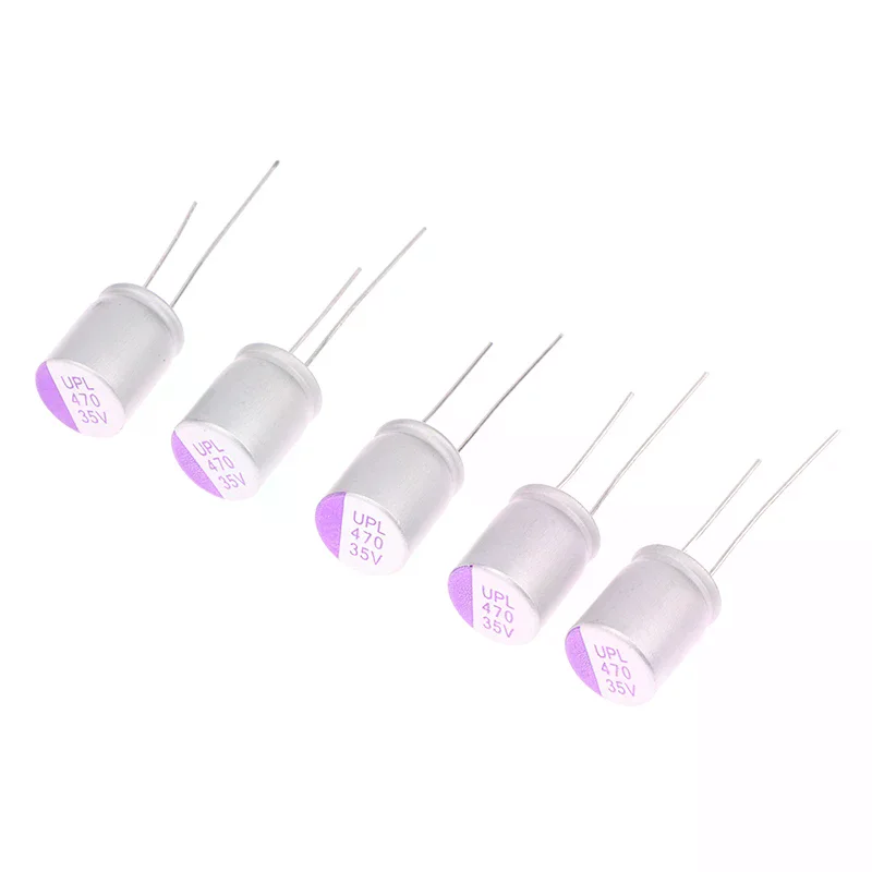 5pc UPL 35V FPV 35V470UF 470UF UNICON for Parts Capacitor Solid Drone High Quality Durable Material Easy to Use