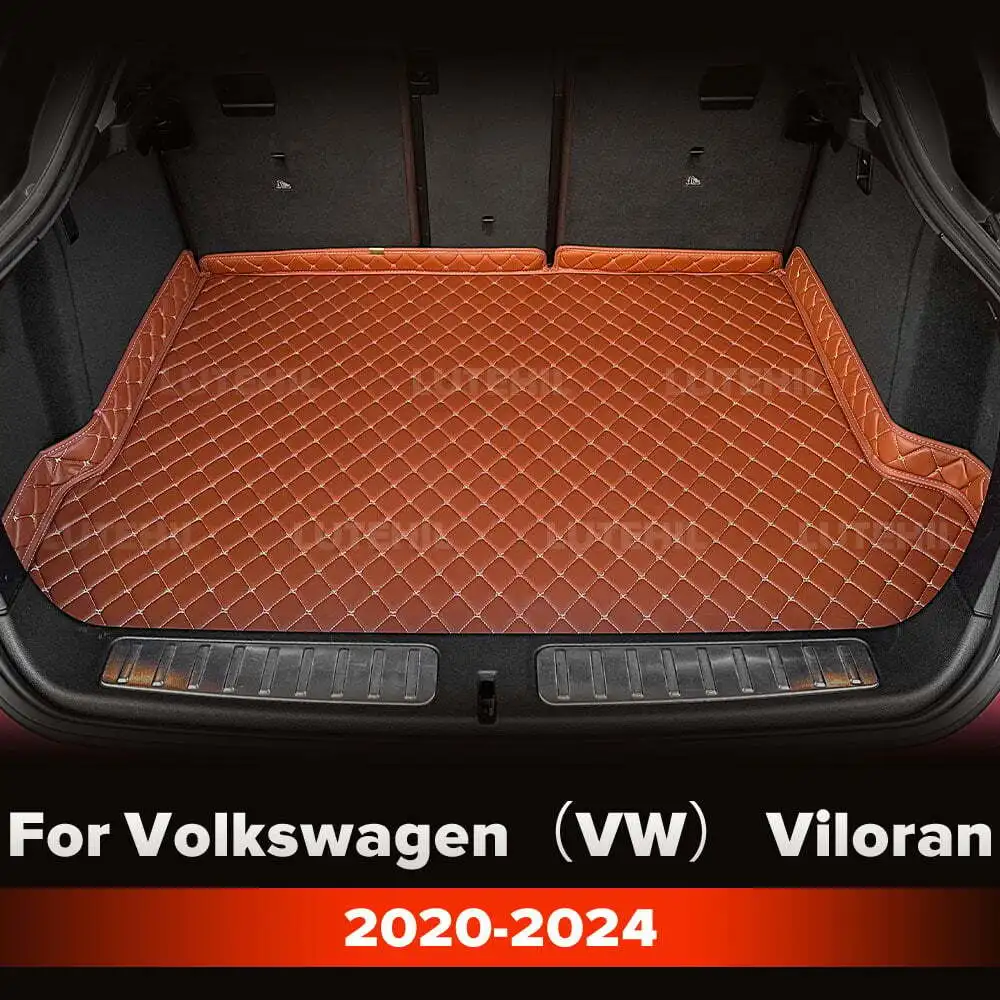 

Для Volkswagen (VW) Viloran 2020-2024 изготовленный на заказ коврик в багажник автомобиля, антигрязная накладка, защитный коврик, грузовая подкладка, авто аксессуары для интерьера