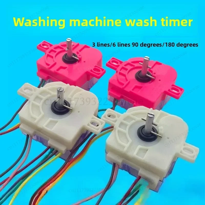 L-Semi-Automatic Twin Tub Washing Machine Timer Switch 3-Wire 6-Wire 2-Wire Replacement Part Universal Accessory