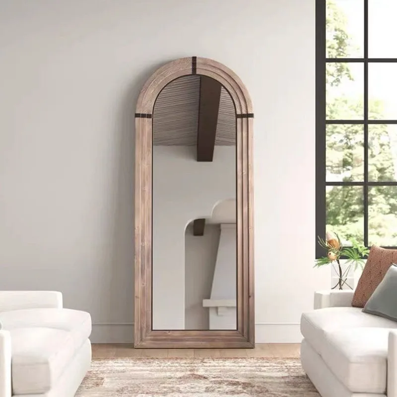 Aesthetic Modern Mirror Living Room Decoration Luxury Girls Nordic Makeup Mirror Full Body Vintage Spiegel Wand Home Decorations