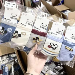 5pcs Baby Socks Newborn Baby Boy Socks 0-12Y Kids Pure Cotton Mickey Soft Children's Socks for Girls