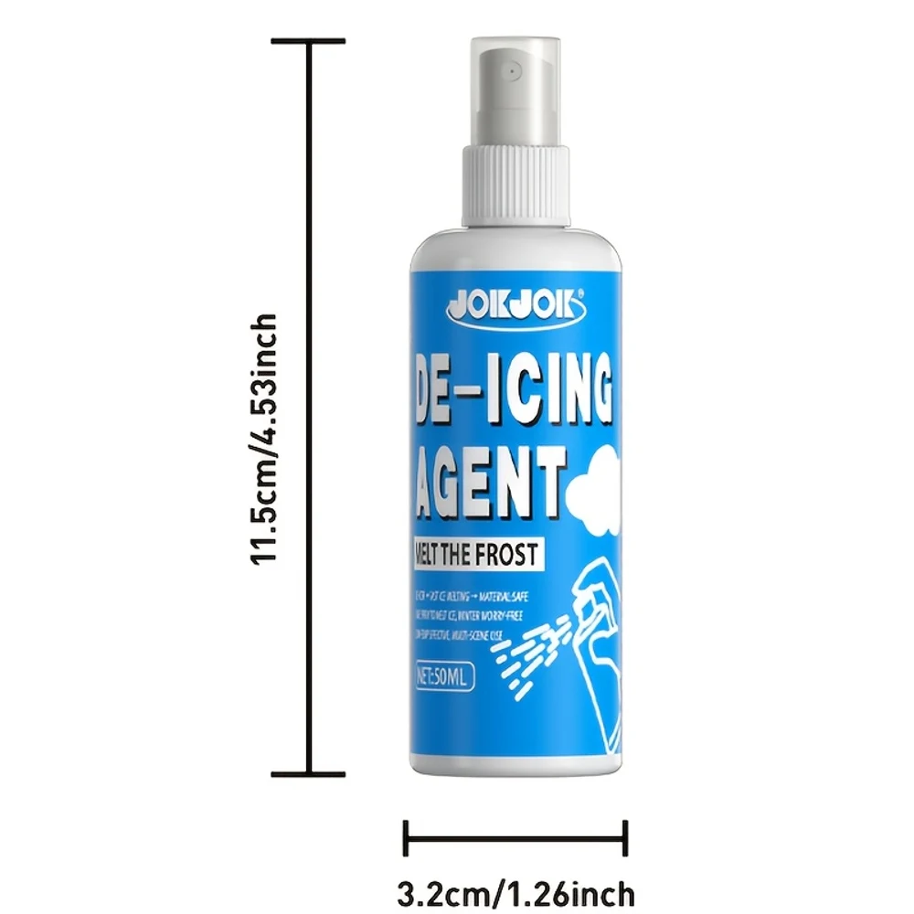 Professional Winter De-Icer for Cars and Heavy-Duty Machinery | Quick Ice Removal, Restores Gloss on Glass, Hubs, and Handles |