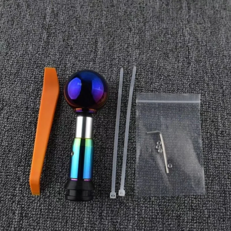 

Car Aluminum MT Car Gear Shift Knob Shifter Lever Black Fit For Honda Toyota Nissan Mitsubishi Ford Chevrolet Subaru Jeep