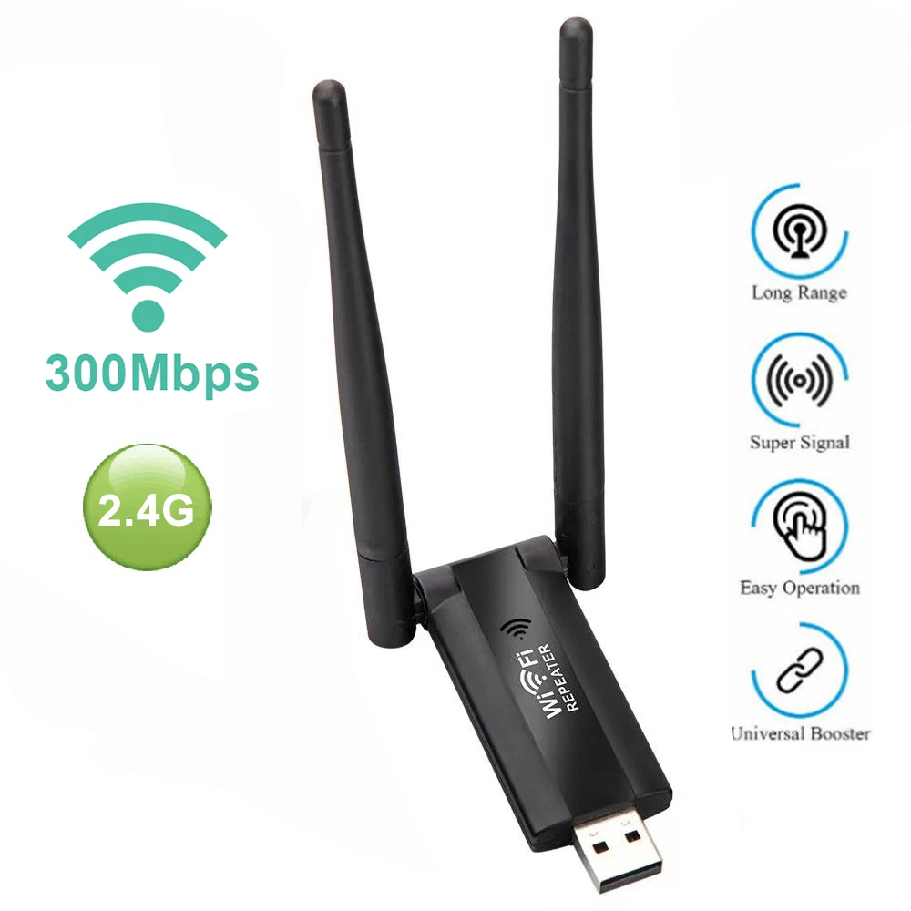 USB WiFi Repeater Wireless Extender Router WiFi Signal Verstärker Booster Long Range Wi-Fi Repeater Access Point