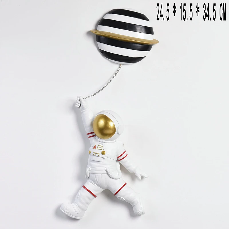 ARTLOVIN Home Decor Astronauts Figurines Creative Spaceman Figures Weightless Astronauts Gifts Gold Tabletop Decoration Ornament