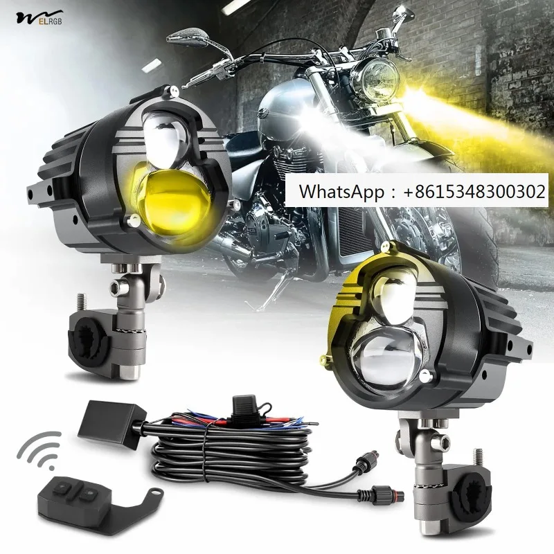 fog light 3000 LM Amber White Strobe lamp 5 modes Off-road work light spotlight LED driving light