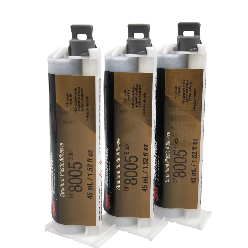 

3M Structural Plastic Adhesive DP8005 Acrylic Adhesive Epoxy Adhesive Epoxy Glue Resin Glue Starter Kit Black/off white 45ml