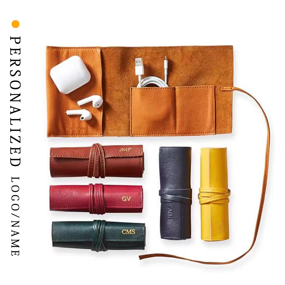 

Personalized Women's Bag Customization Free Lettering New Women's Bag Suitable for Apple's Airpods Headphone Storage Bag