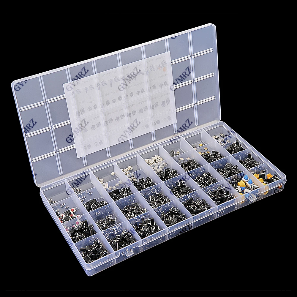 Diy Electronics Button - 620PCS 32 Values Tactile Push Button