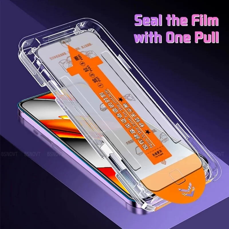 4/3/2/1 قطعة ل Poco F3 الزجاج Poco F3 الزجاج المقسى الهاتف واقية HD الغبار الحرة غطاء الغراء 9H حامي الشاشة Xiaomi Poco F3 #3