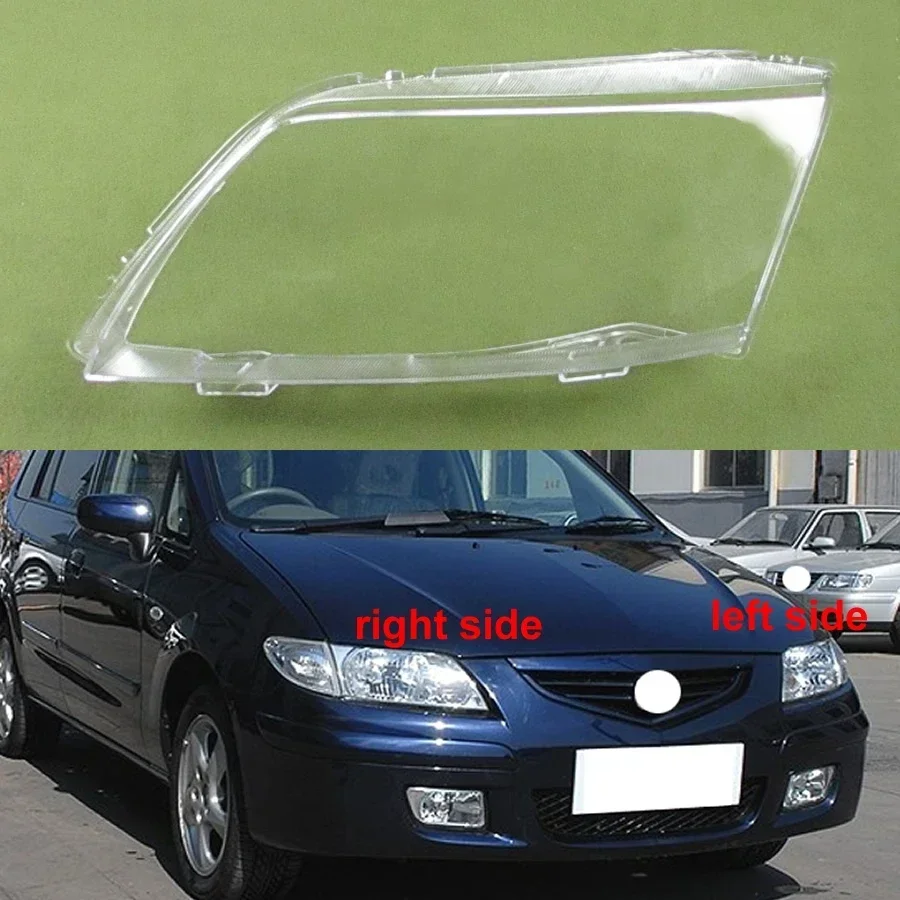 

For Mazda Premacy 2003-2008 Front Headlamps Cover Transparent Lampcover Shell Lens Plexiglass Replace Original Lampshade