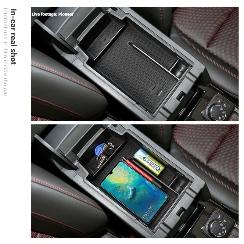 Suitable for Chevrolet 20 Trailblazer storage box armrest box storage additional layer interior modification accessories
