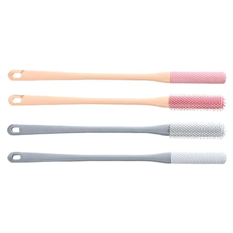 Long Handle Toe Gaps Cleaning Brush Foot Scrubber In Shower Silicone Bristles Foot Brush Exfoliating Scrubber For Elderly Senior