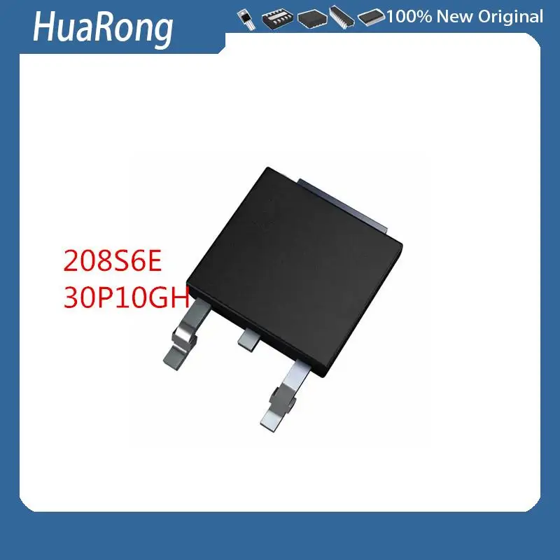 20PCS/LOT    208S6E  BTA208S-600E    30P10GH  AP30P10GH-HF  100V 25A  TO-252