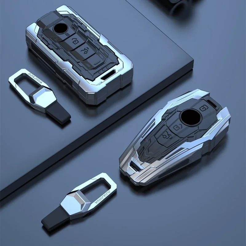 

1 Pcs Zinc Alloy Car Key Case Cover for Mercedes-Benz W203 W210 W211 Amg W204 C E S Cls Clk Cla Slk Classe Smart Car Keychain