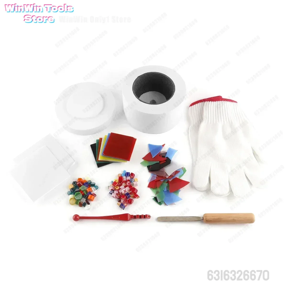 فرن ميكروويف كبير، مجوهرات زجاجية احترافية، أدوات يدوية، فرن سيراميك، مجموعة أفران الفخار للاستخدام المنزلي، فرن زجاجي للميكروويف #3