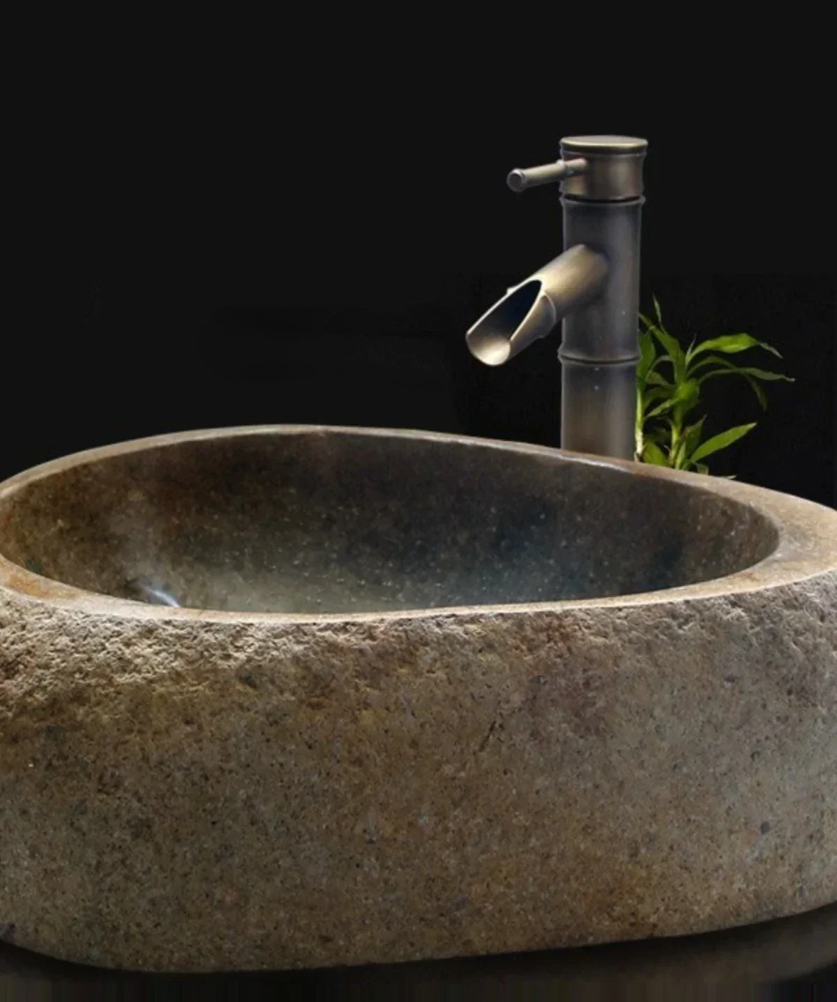 

Stone Wash Basin Vintage Cobblestone Small Size Table Basin Home Stone Toilet Washbasin Art Wash Basin