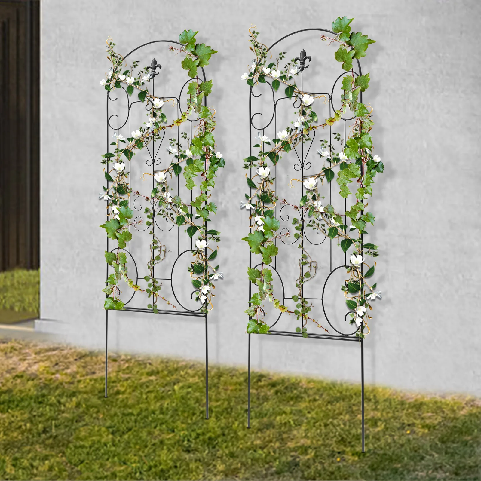 2 Pack Garden Trellis for Climbing Plants 60