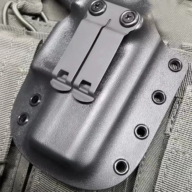 Kydex 1 Stück Edelstahl Holster Clips k Scheide Taille Clip Zubehör Messer Scheide Rücken Clip Scheide tragen Taschen clip