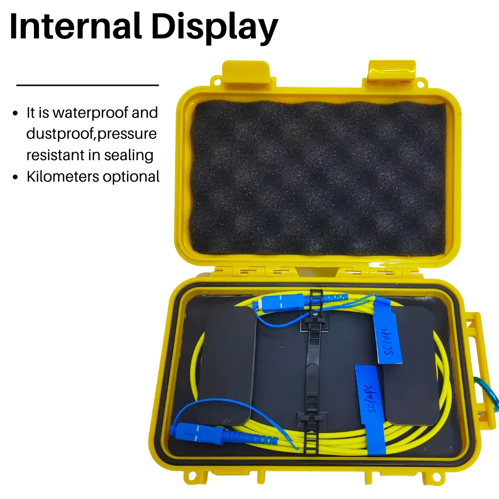 Imagem -04 - Caixa Ótica do Cabo do Lançamento da Fibra Eliminador da Zona Inoperante sc Upc Otdr sm 1310 1550nm