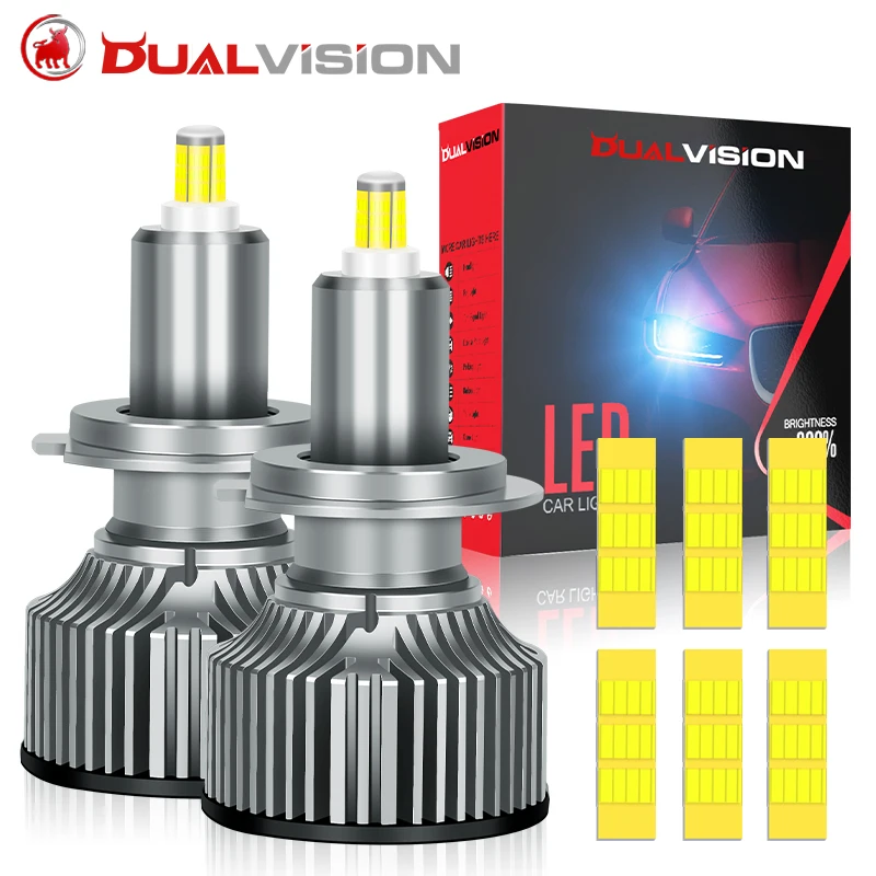 CANBUS H7 H1 H11 LED Lights 3D 360 CSP H8 H9 9005 HB3 9006 HB4 9012 HIR2 Plug&Play Car Headlamp 6000K 12V 24V LED Light For Lens