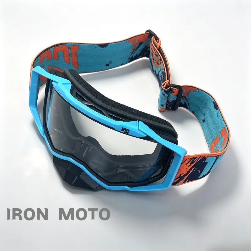 Motocross-Brille, Motorradbrille mit doppelseitigen Antibeschlaggläsern, verhindert Beschlagen während Winterfahrten, MX Dirt Bike Brille – Detail 4