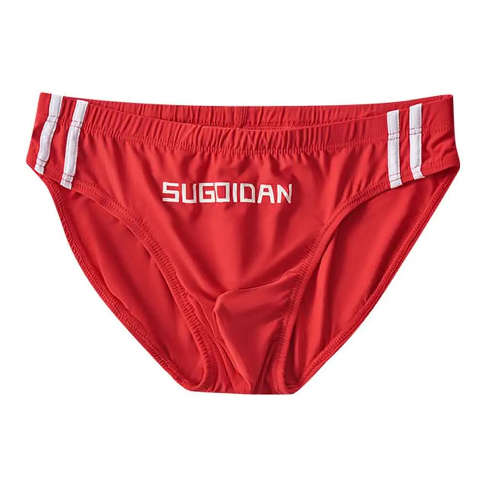 Sexy Underpants Breathable Briefs Classic Style Briefs Color Matching Pattern For Daily Wear Comfortable Low Waist Briefs