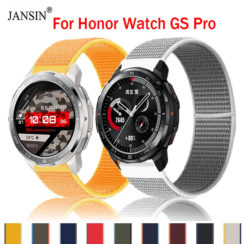 Nylon Watchband For Honor Watch GS Pro Band Strap Bracelet For Huawei Honor Watch GS Pro Wristband Replacement Smartwatch Correa