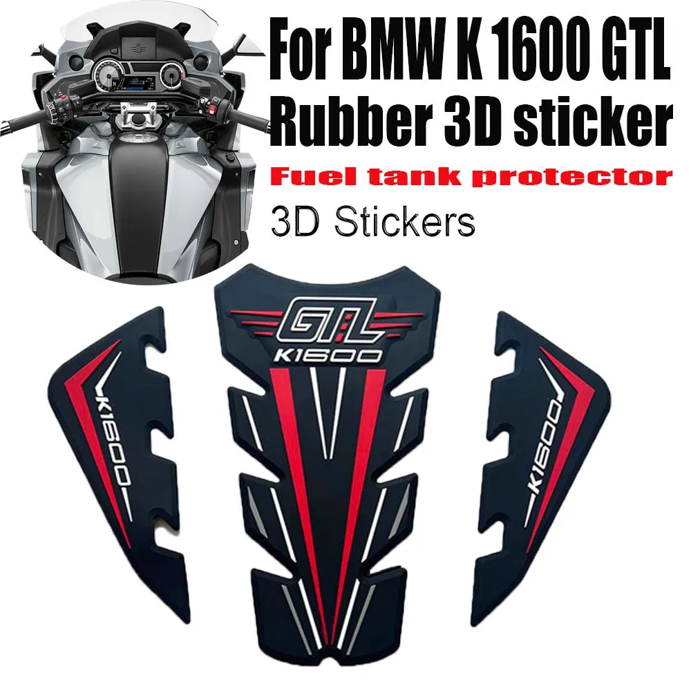 

For BMW K1600 GTL Grand America K1600 Motorcycle Non-slip Side Fuel Tank Stickers Waterproof Pad Rubber Sticker