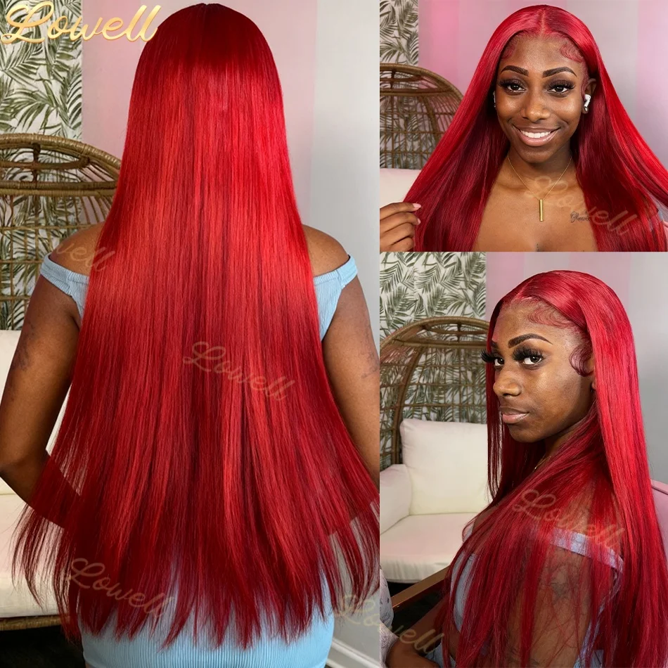 

99J Бордовый 13x6 HD Парик Фронта Шнурка Прямой 13x4 Красный Реми Человеческие Волосы Предварительно Сорванные Бразильские Цветные Парики Человеческих Волос для Женщин